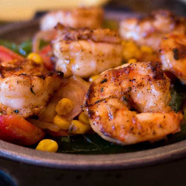 Shrimp Fajitas.